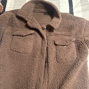 32 Degrees Brown Teddy Jacket
